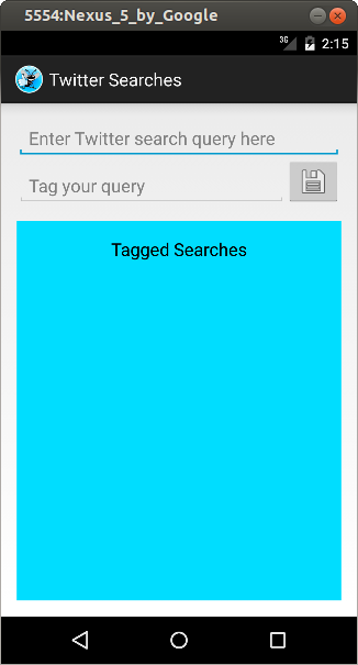 TwitterSearches